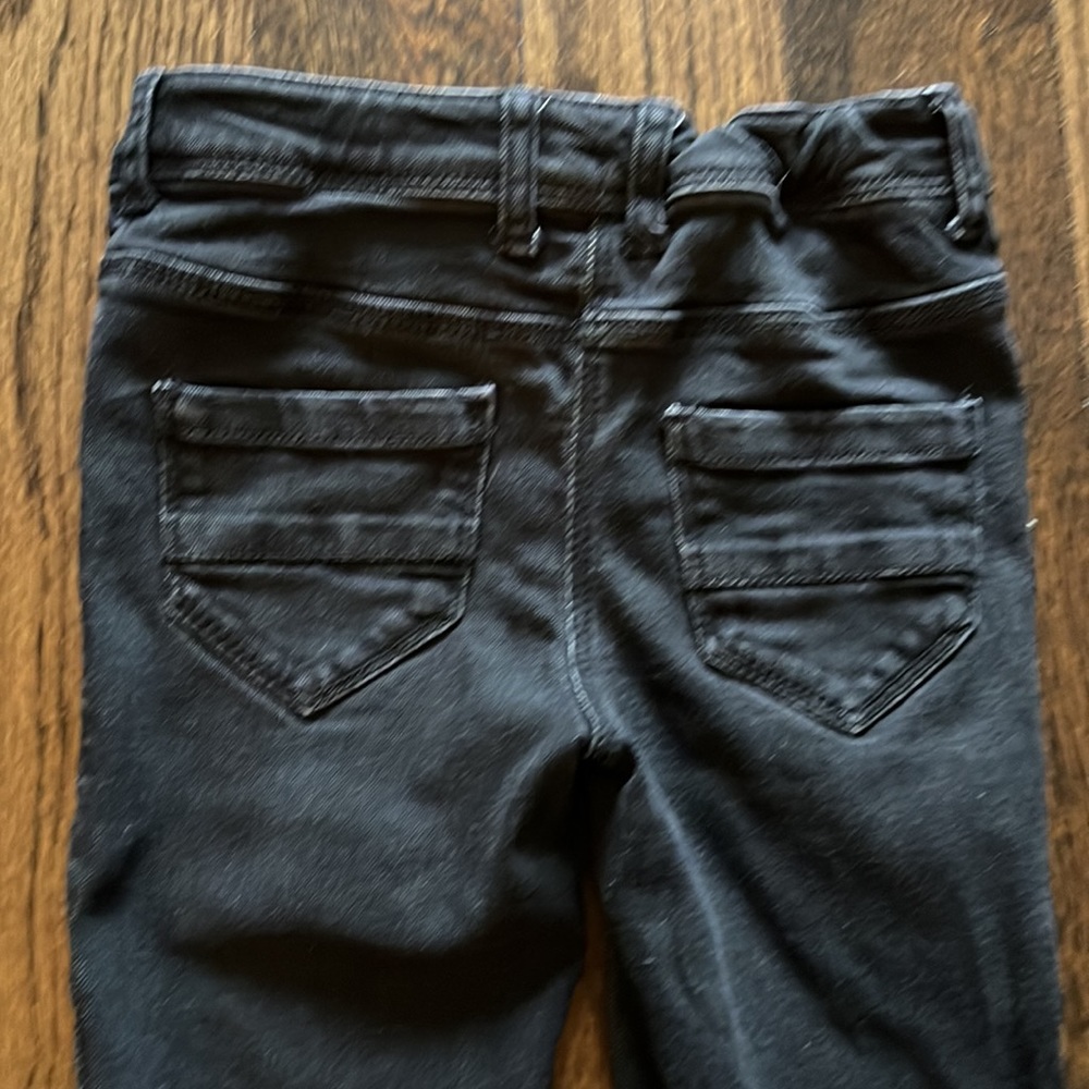 Next UK girls black sequin detail jeans - Picture 4 of 4